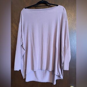 Back In Action Long sleeve tops, both are size 20, frosted mulberry